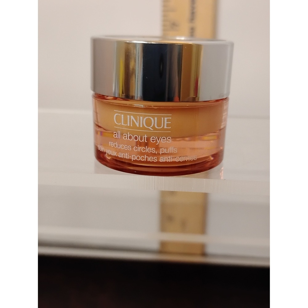 Clinique All About Eyes Reduces Circles Puffs Eye Cream Travel Size‎ 0.17oz 5ml